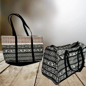 Overnight bag and tote bag- 2 piece set